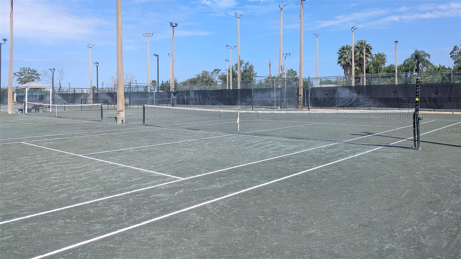 Tennis Courts, fee to play.