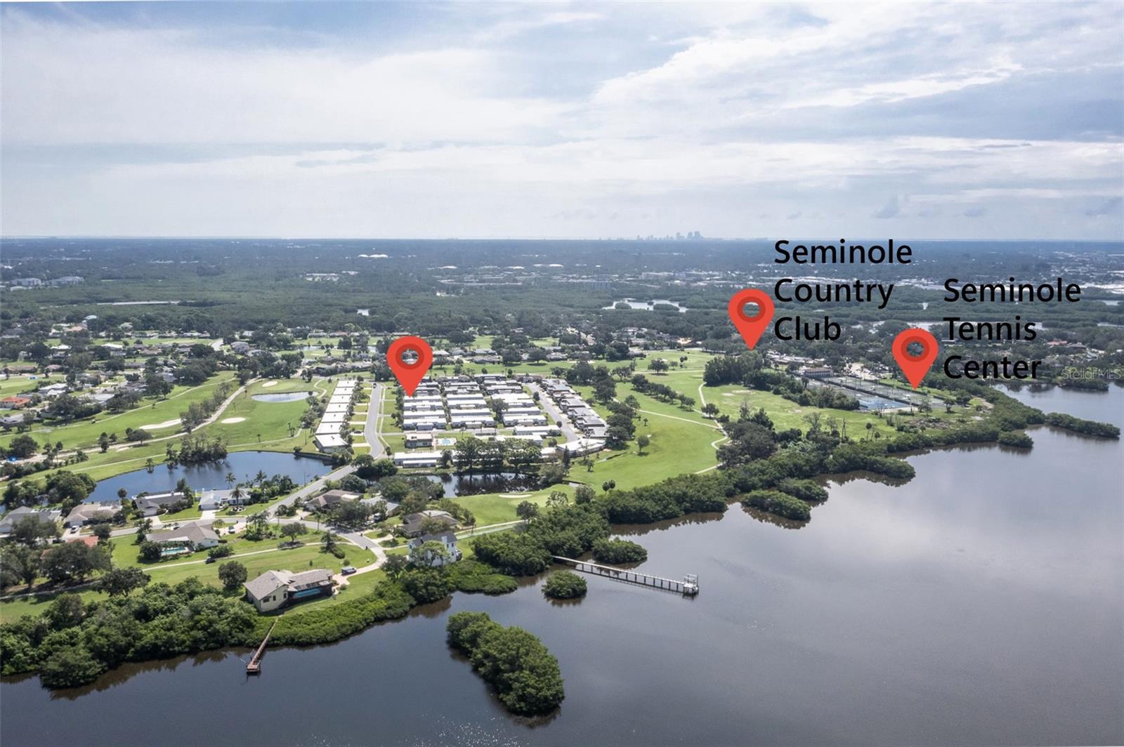 Areial View of the Unit and the community