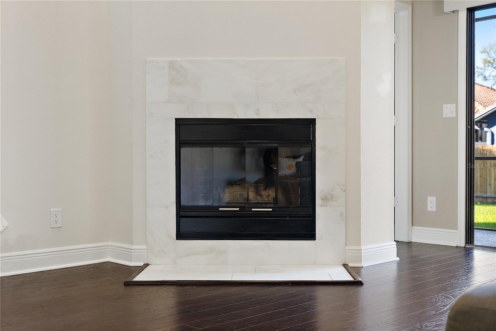 wood burning fireplan