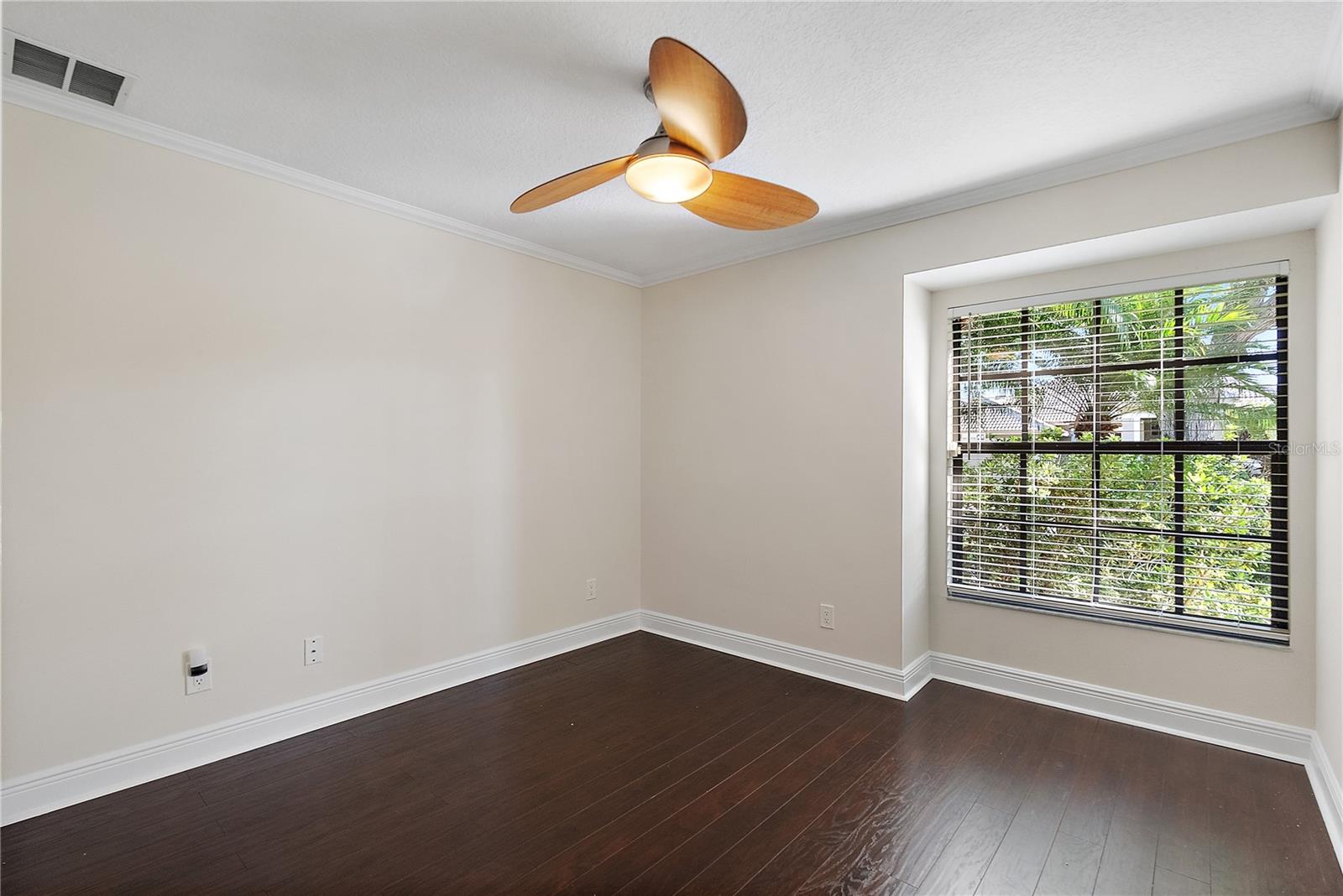 bedroom 2 facing East, natural lighting