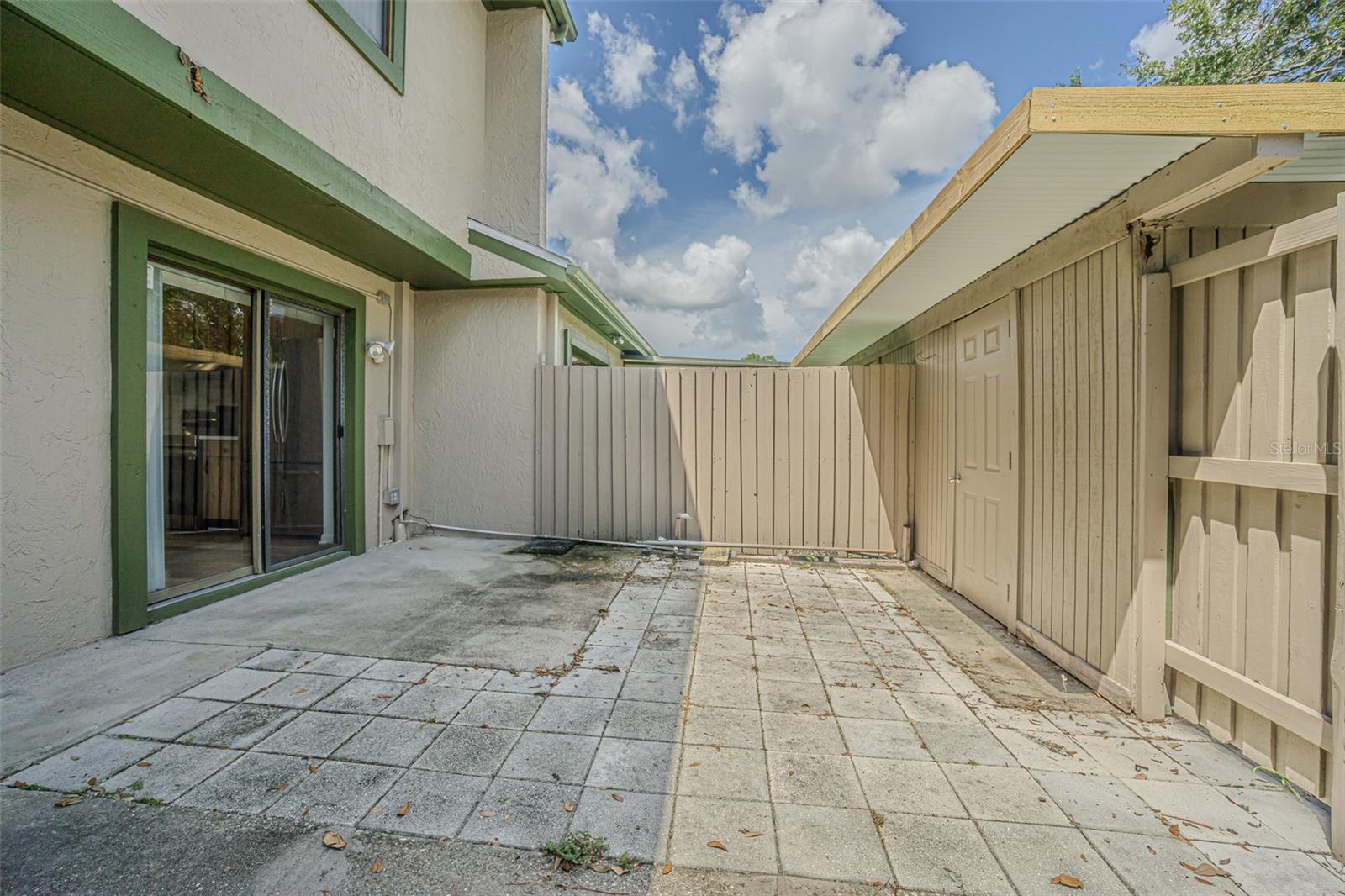 Open patio