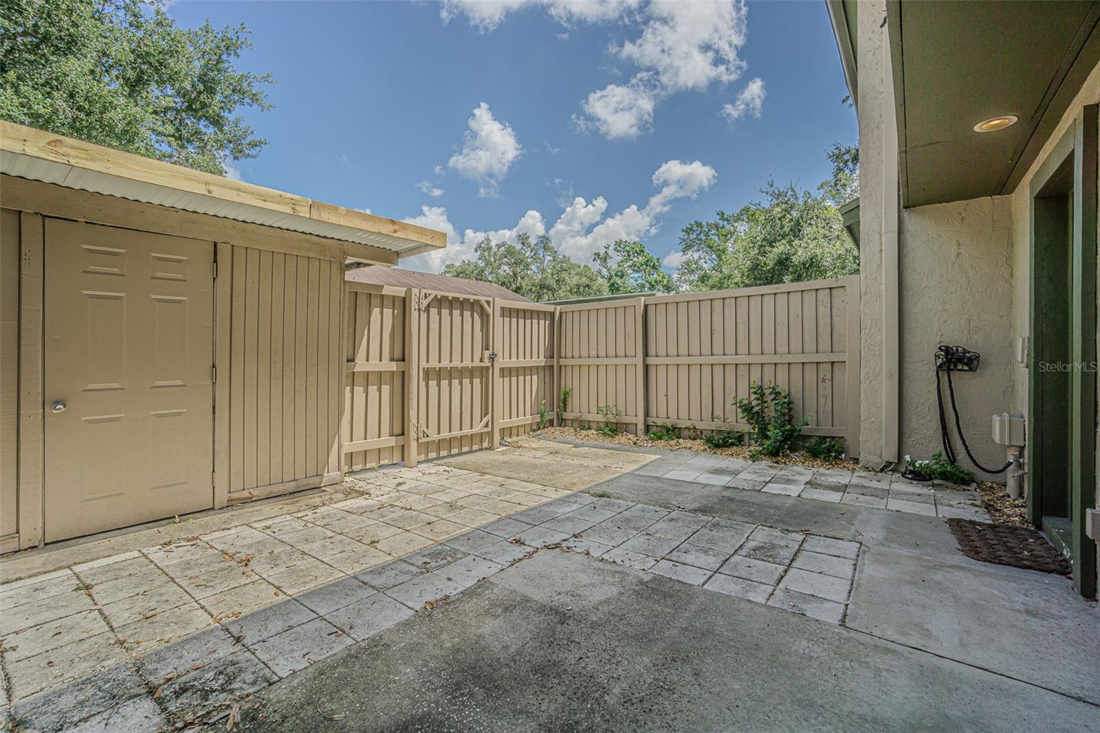 Open patio