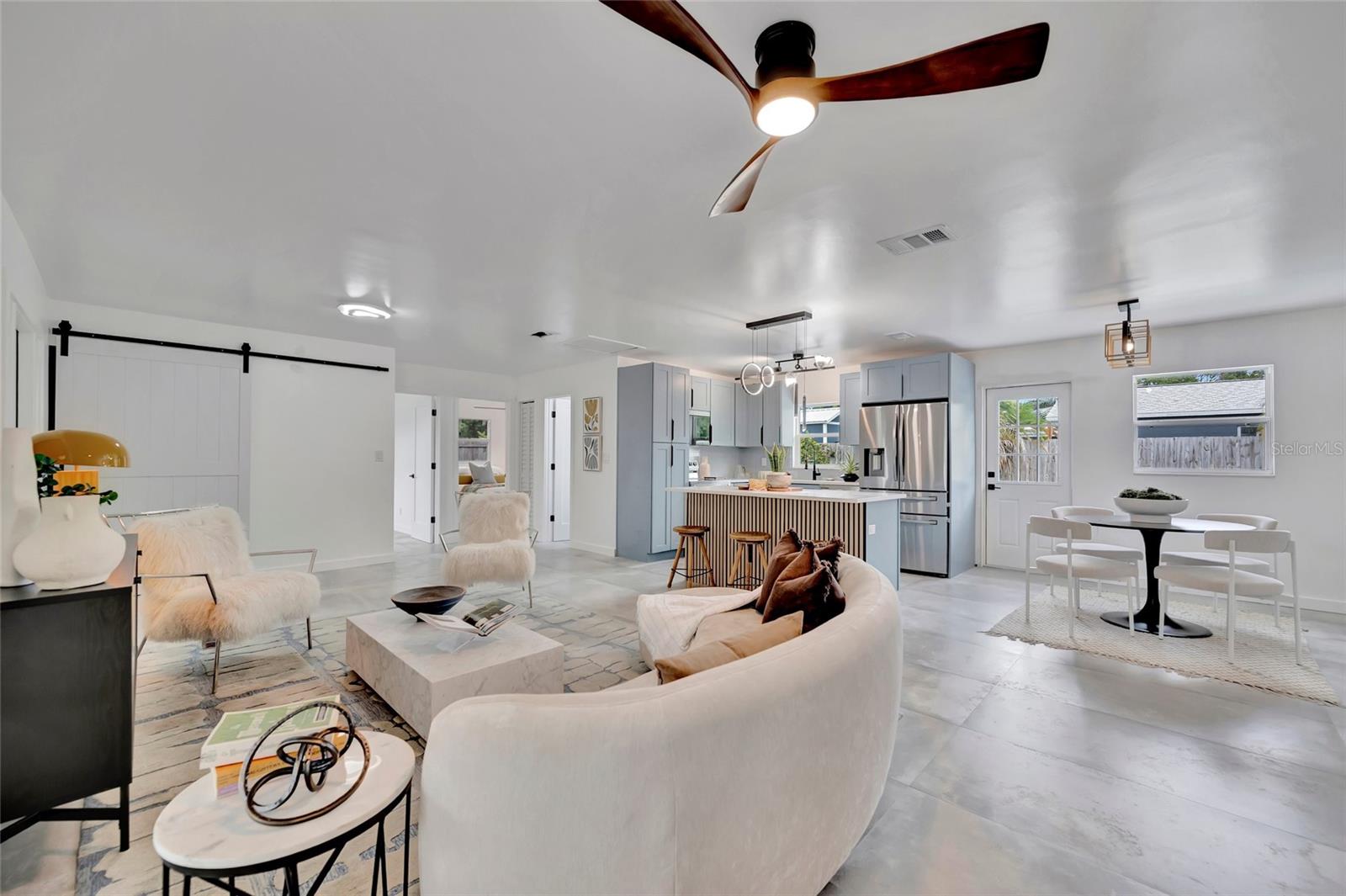 Living Room, Dining Area, Kitchen