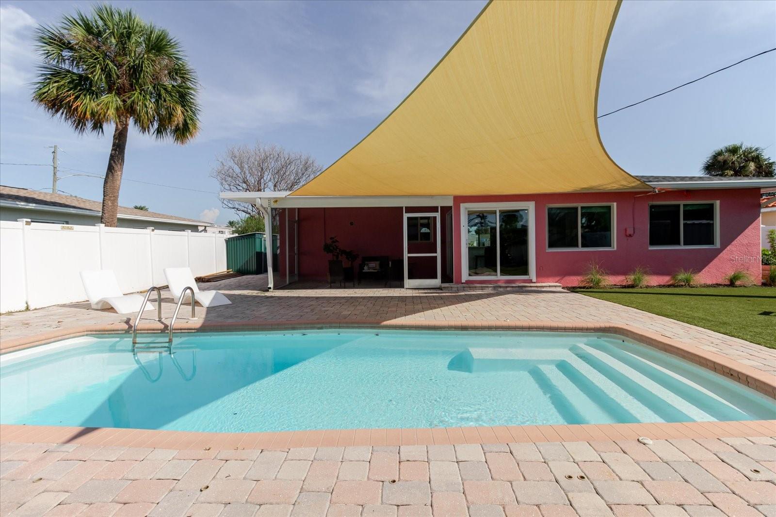 Backyard / Pool View