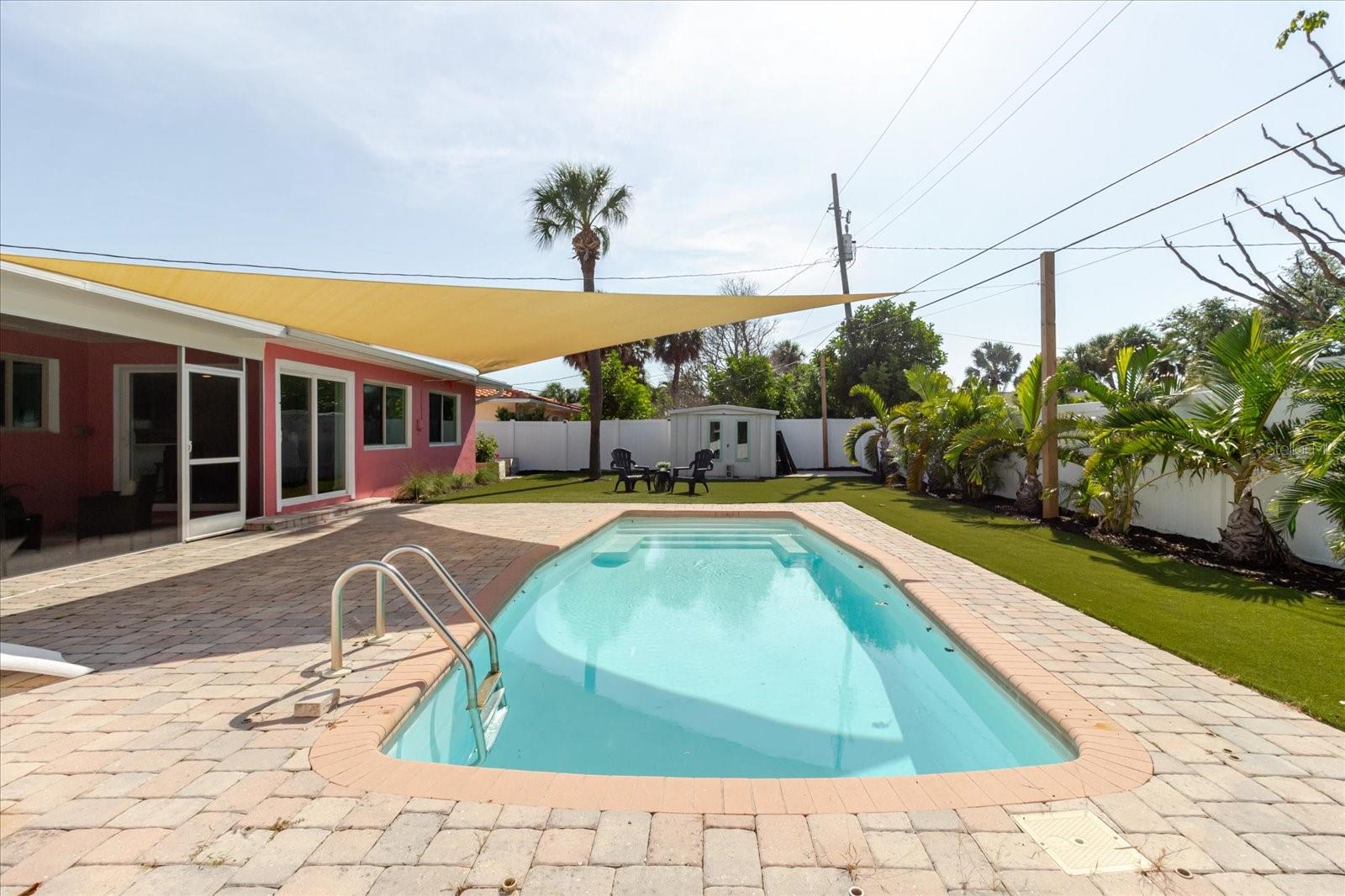 Backyard / Pool View