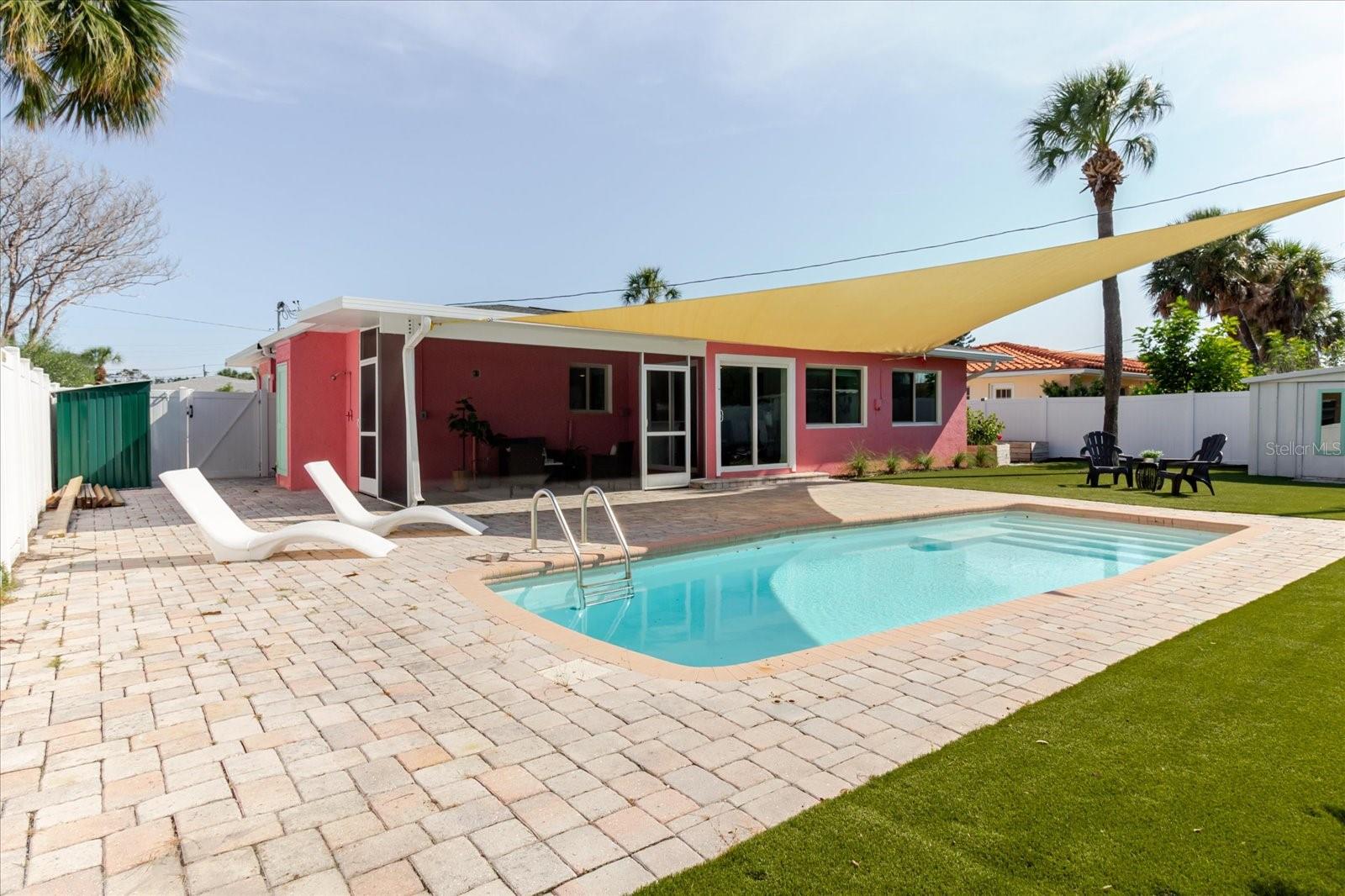 Backyard / Pool View