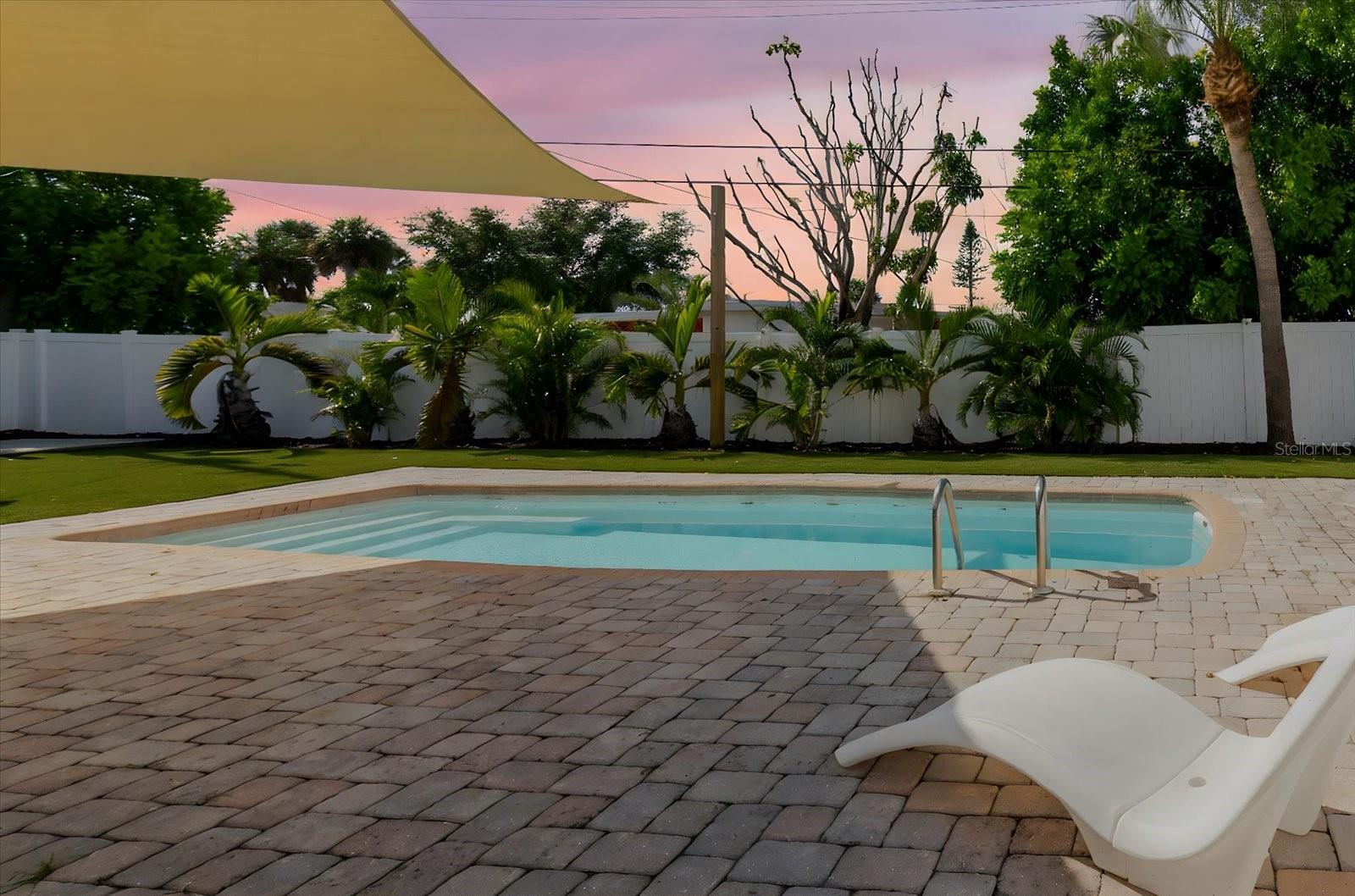Backyard / Pool View *Sunset*