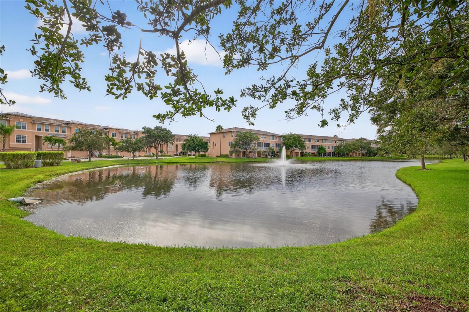 Lake view from unit