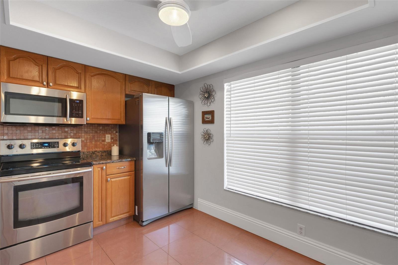 Large window for natural light and cross breezes