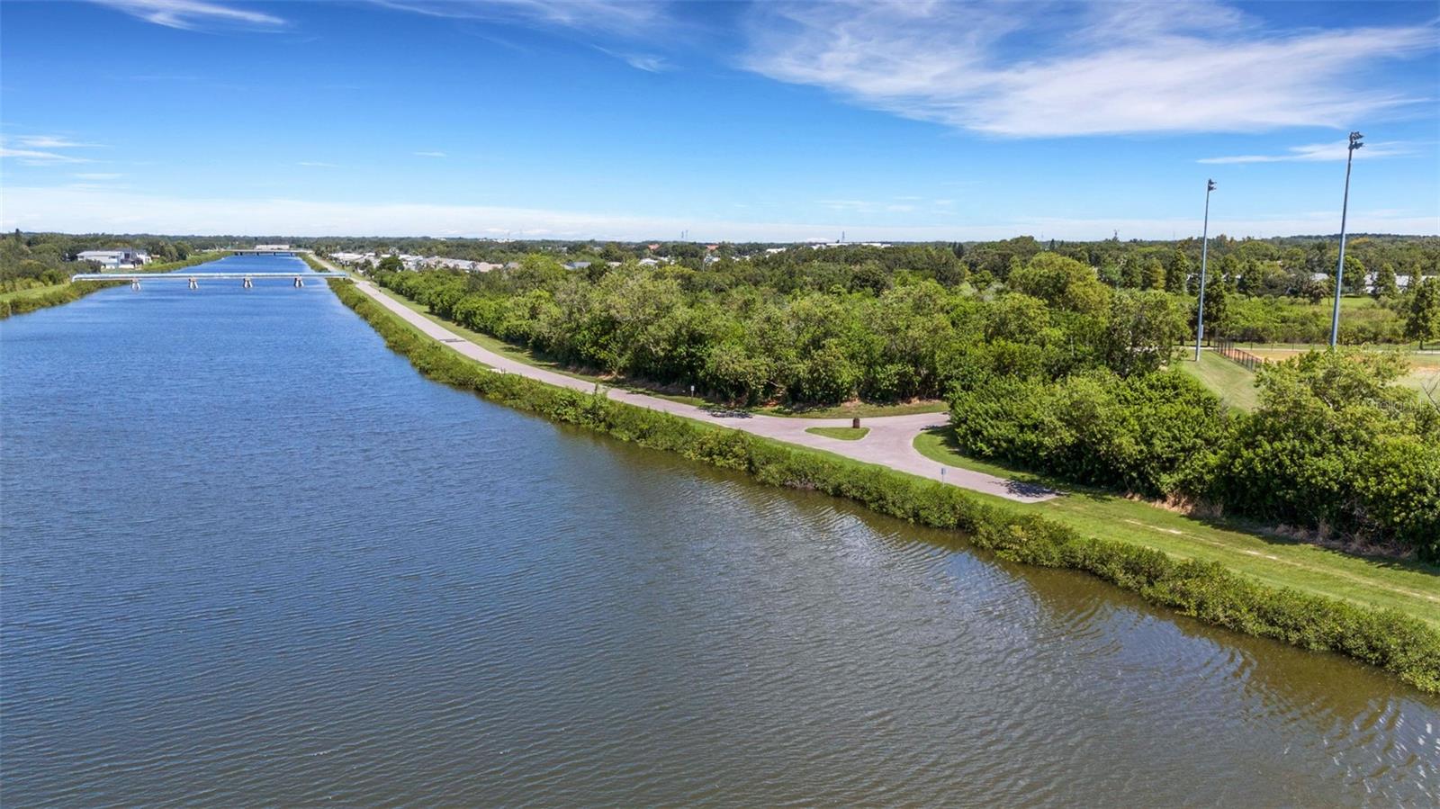 What a great place to walk, ride, run along the water!