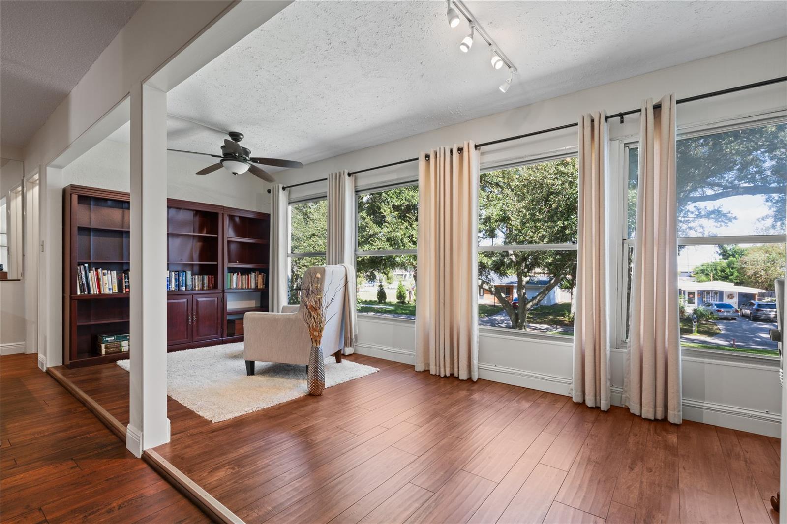 spacious and bright sunroom!