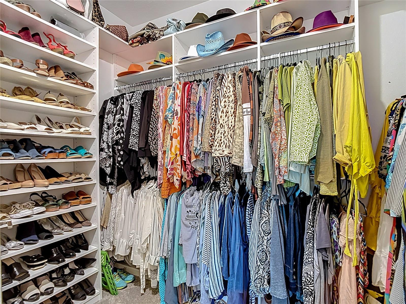 Primary Bedroom Custom Walk-in Closet