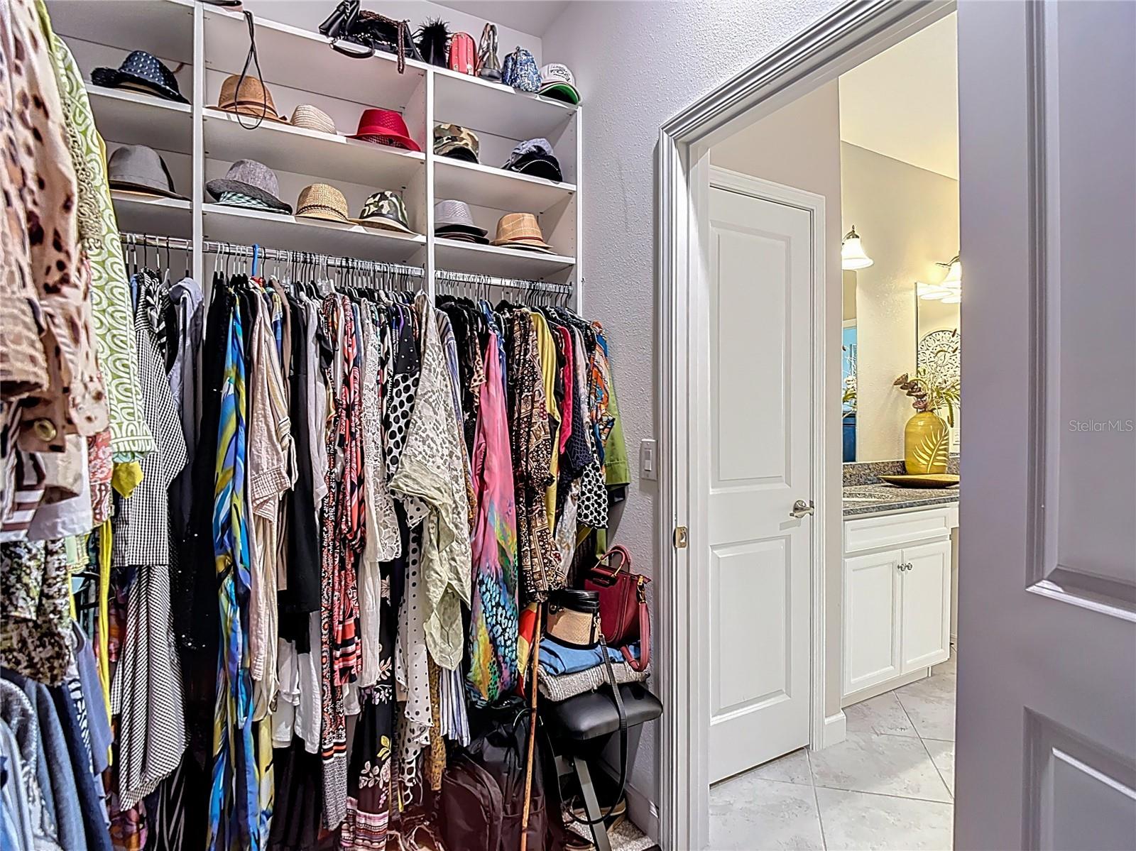 Primary Bedroom Custom Walk-in Closet