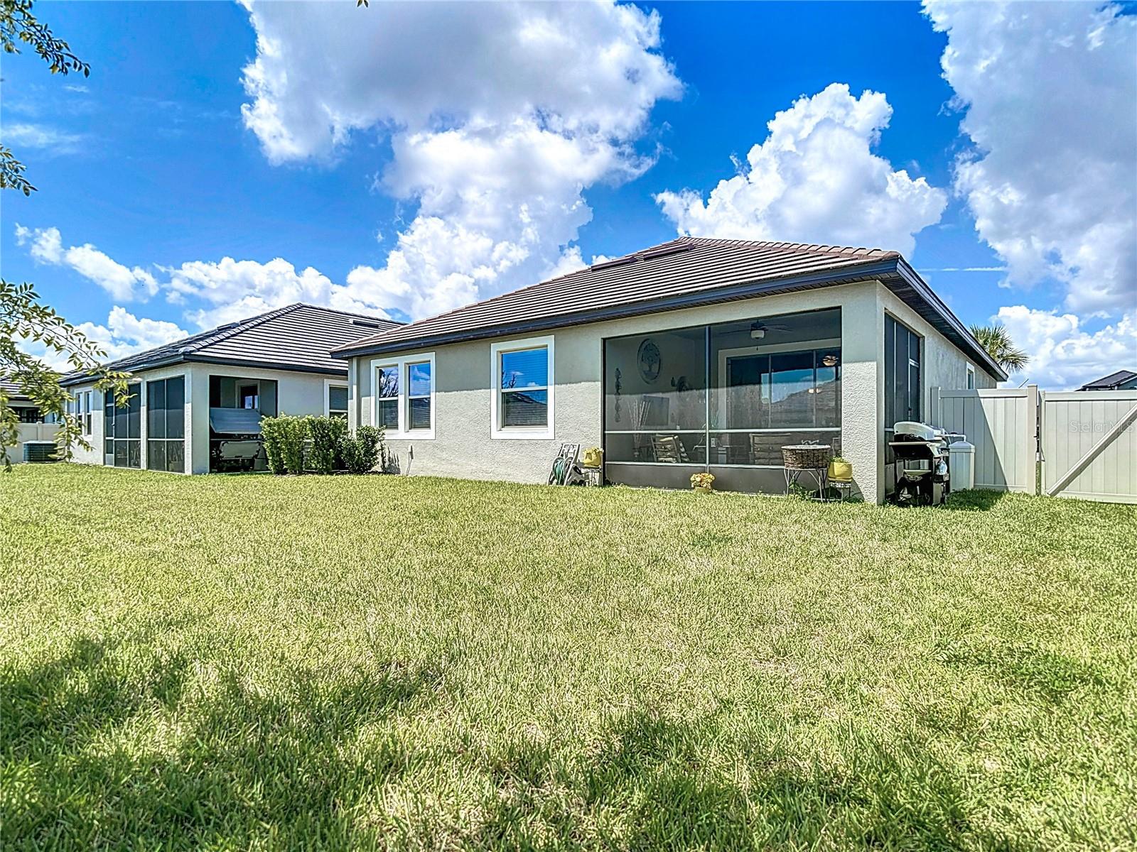 Rear of the property