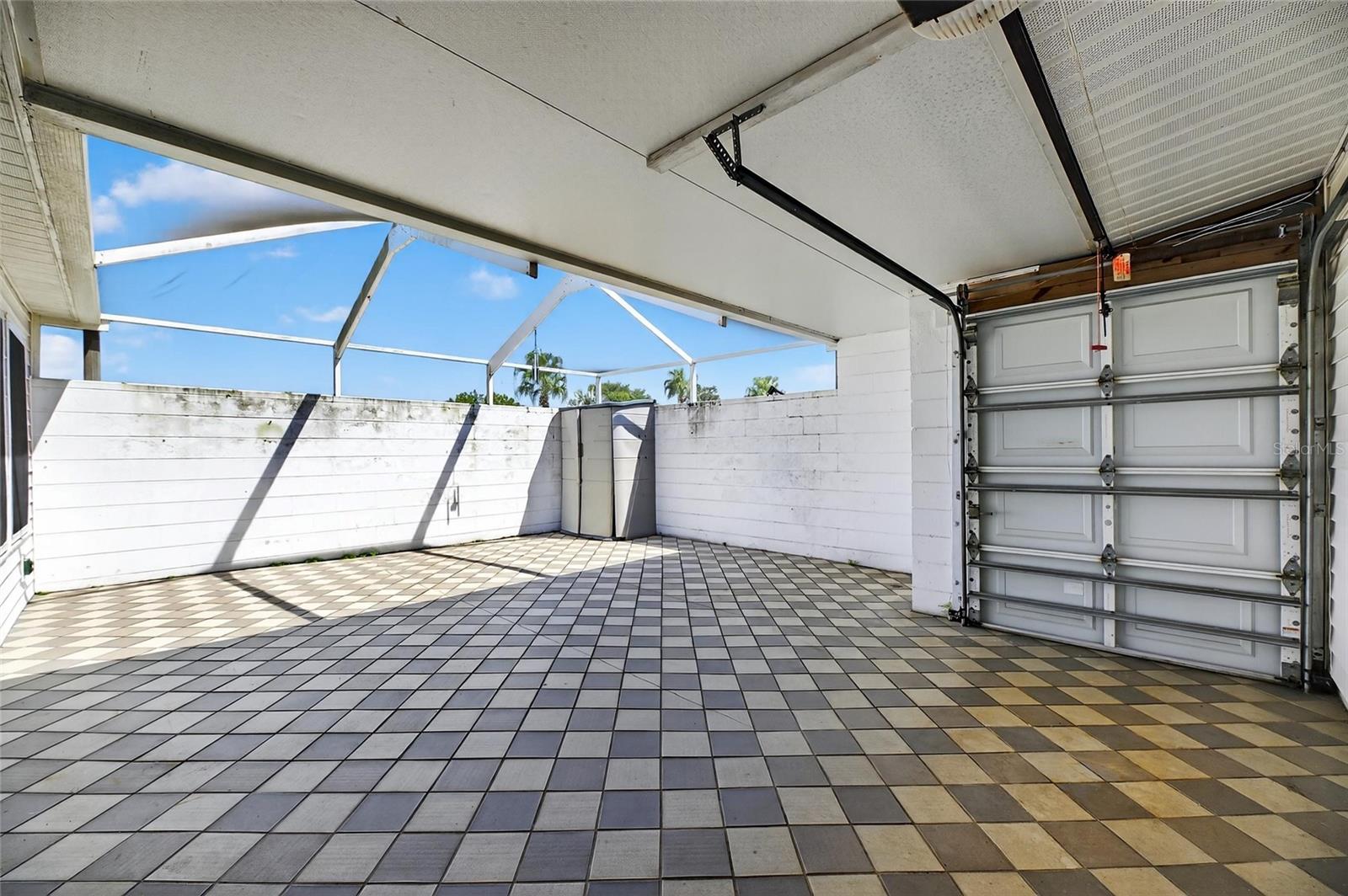 Rear patio