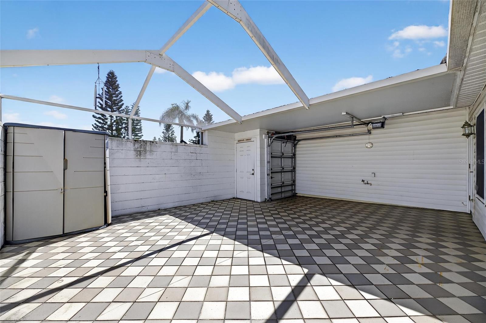 Rear patio