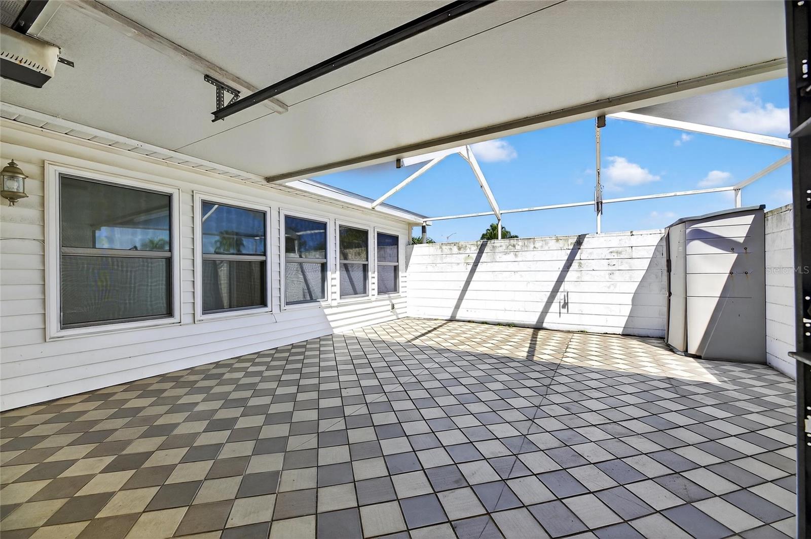 Rear patio