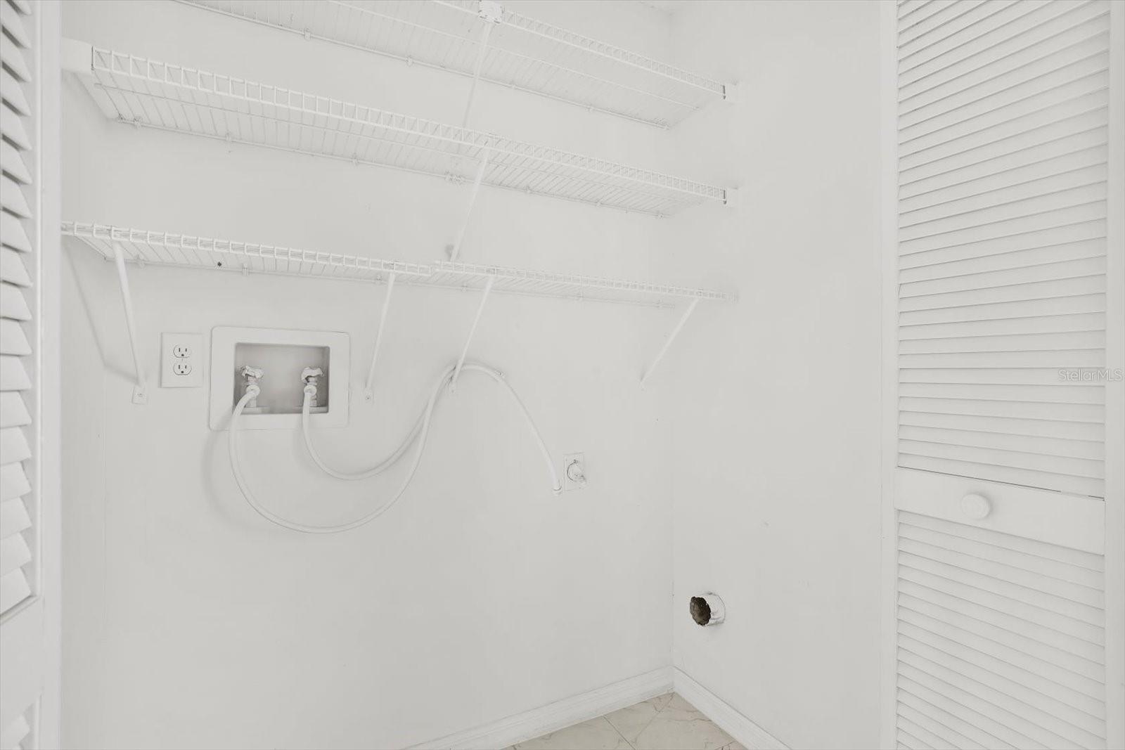 Laundry closet