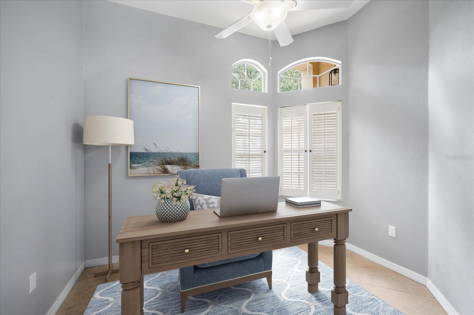 Staged Home Office