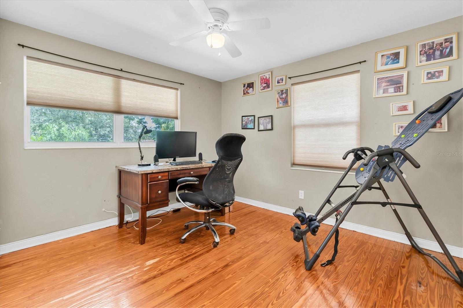 Upstairs Bedroom #3 - Hardwood floors