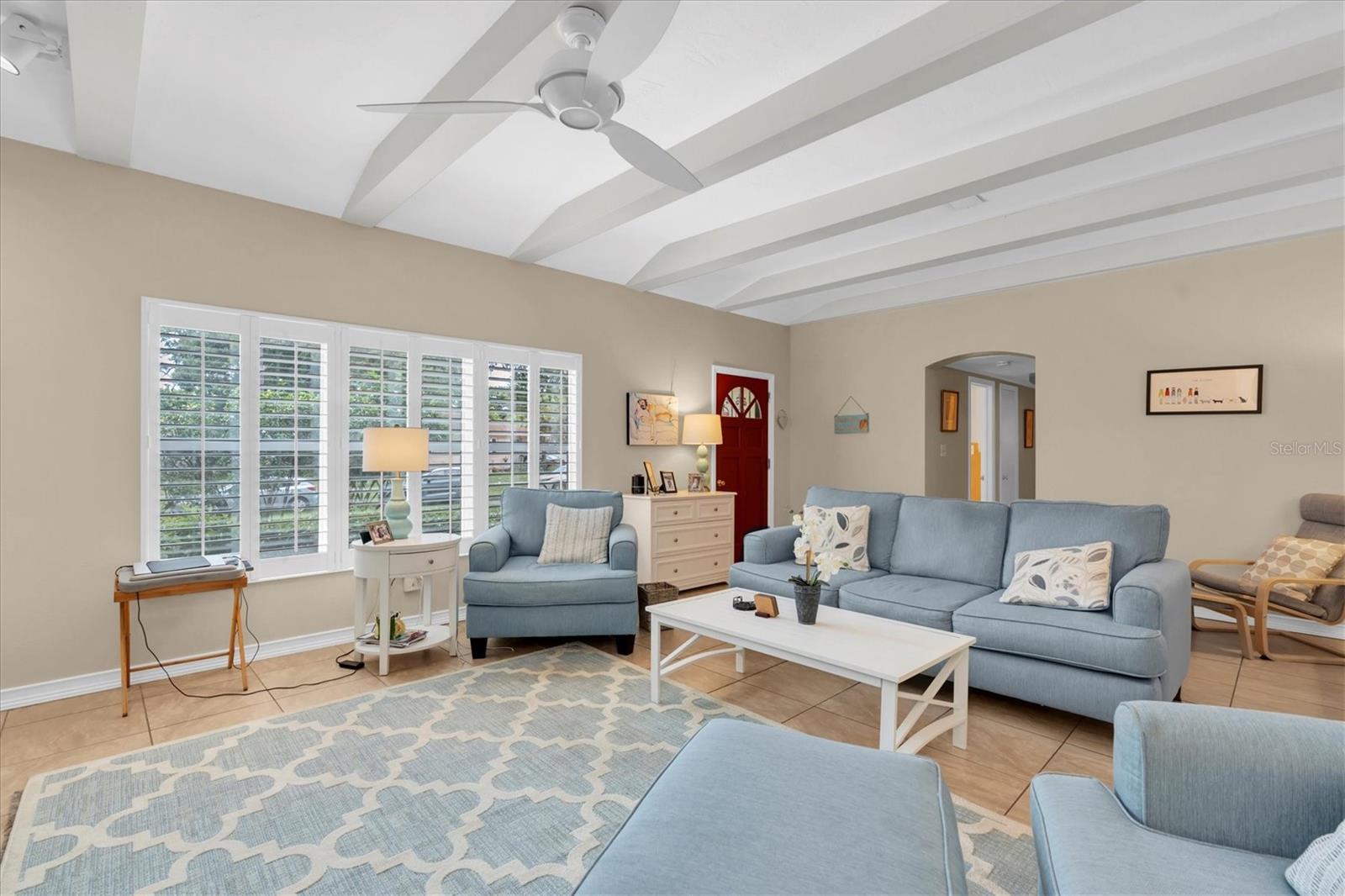 Plantation Shutters - Tile Floors