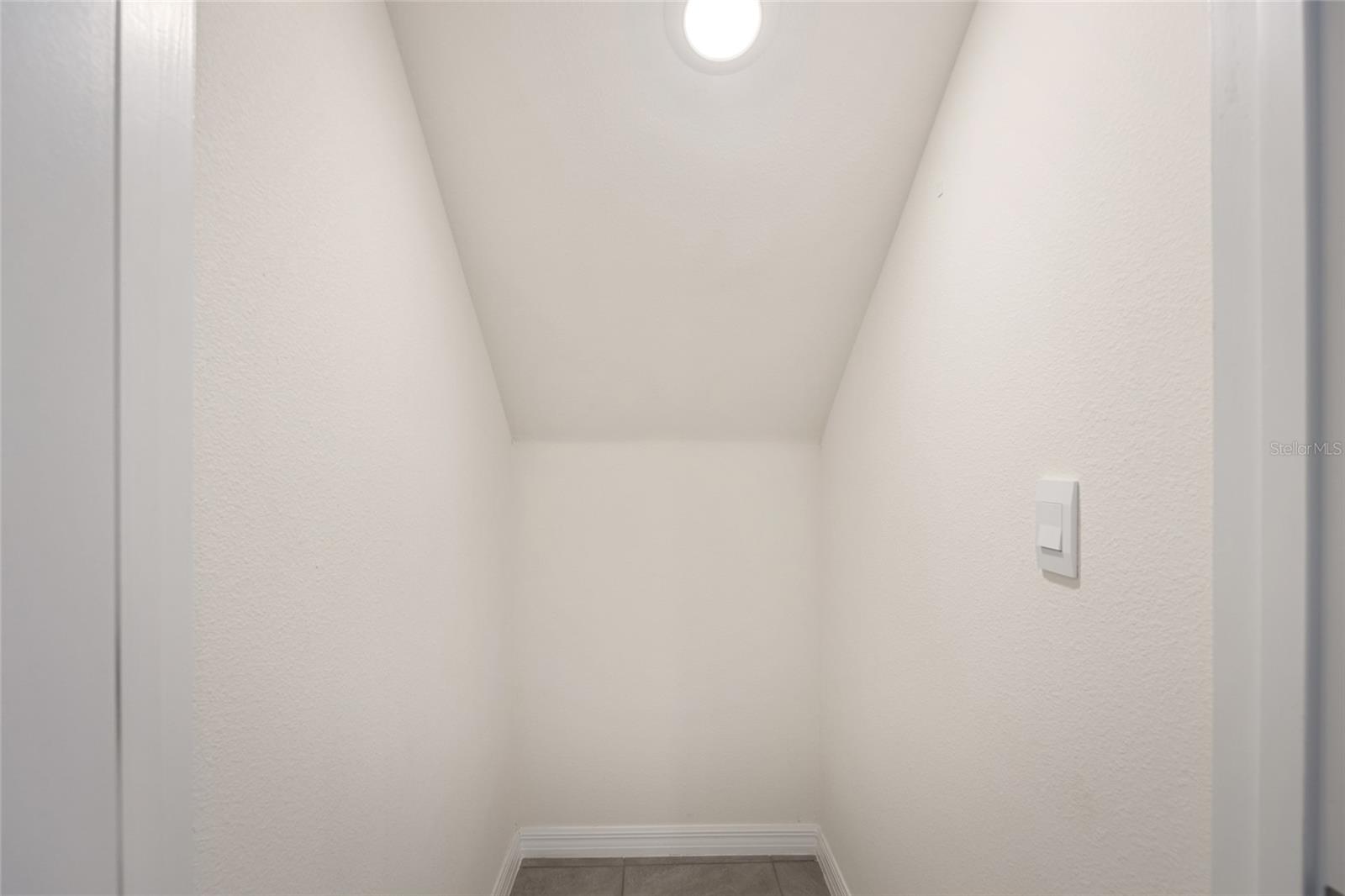 Dining area storage closet