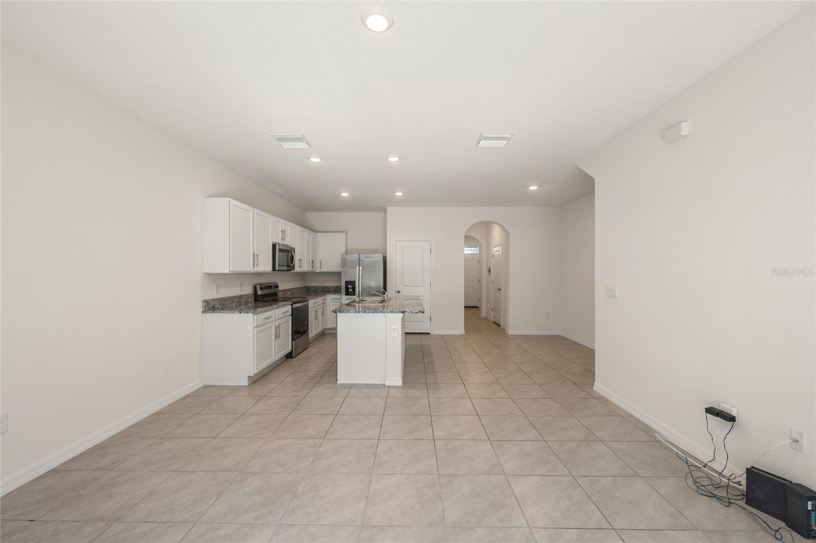 Open concept living area