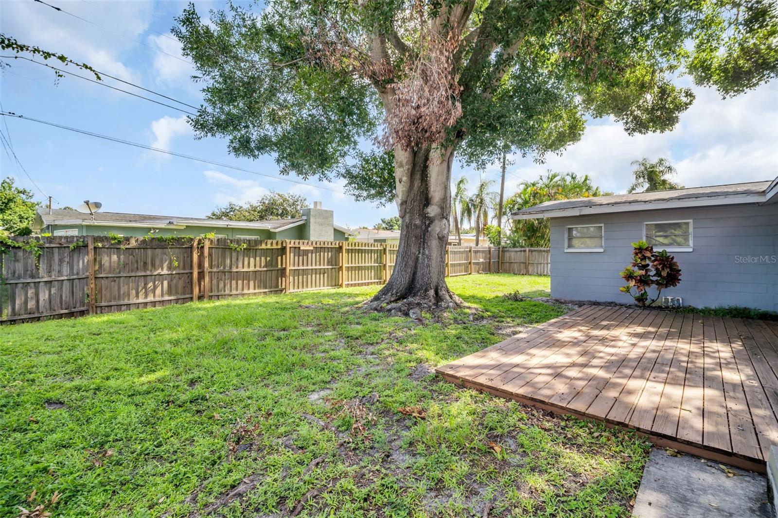 Beautiful Back Yard and Deck