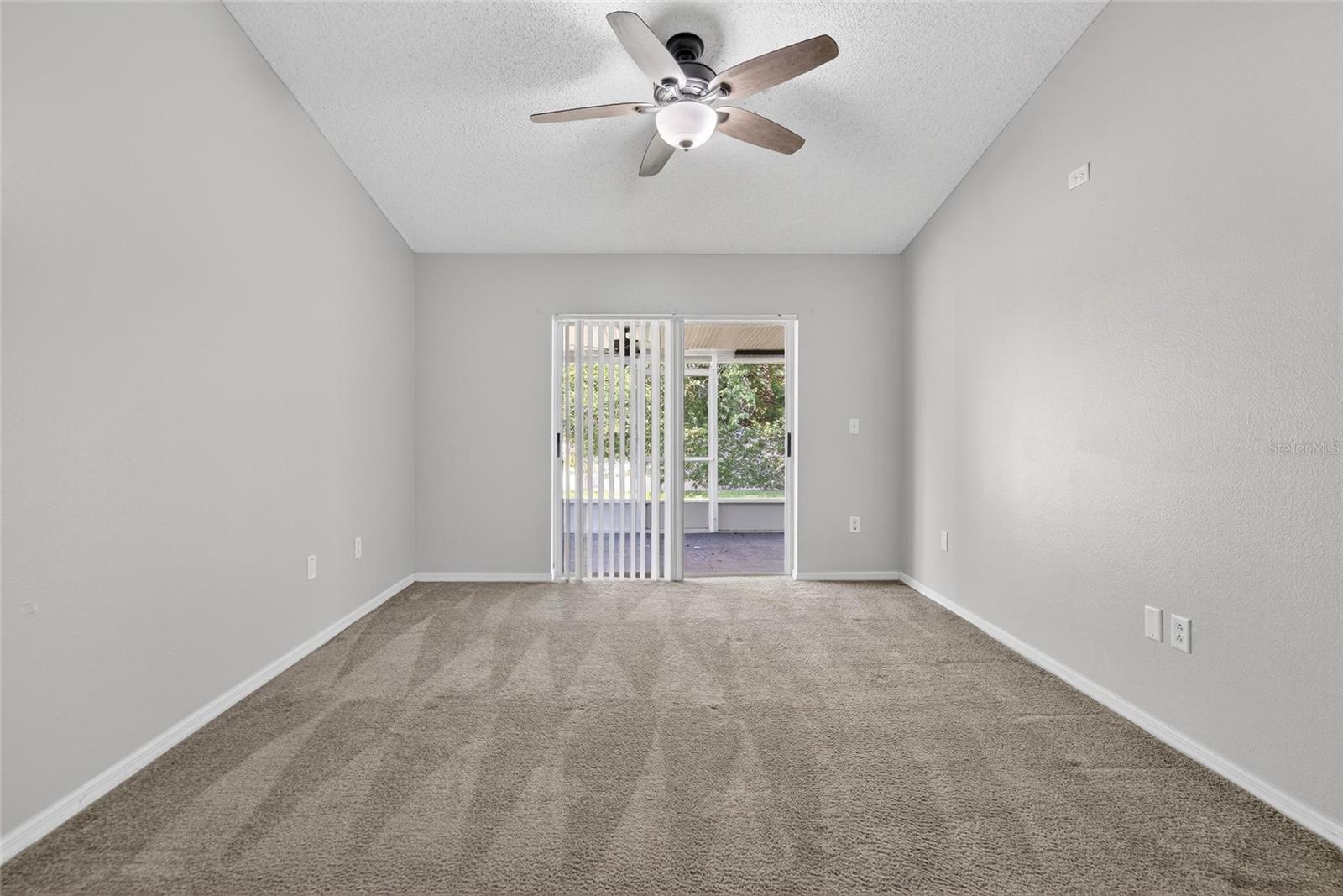 Sliders at Primary Bedroom