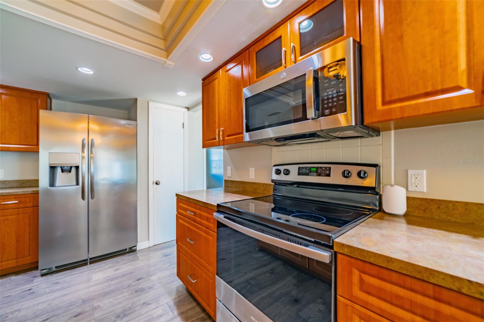 Kitchen with New Stove