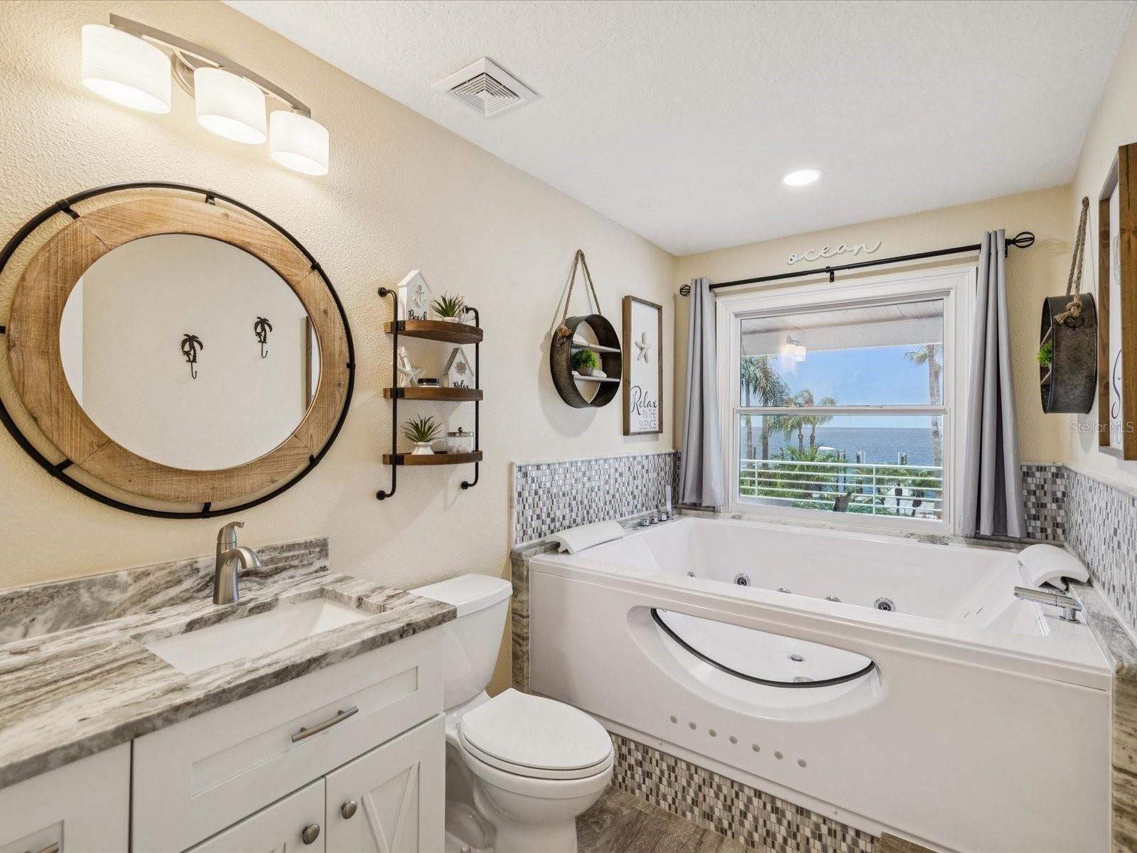 Bathroom#2 w/ incredible lounge spa and shower