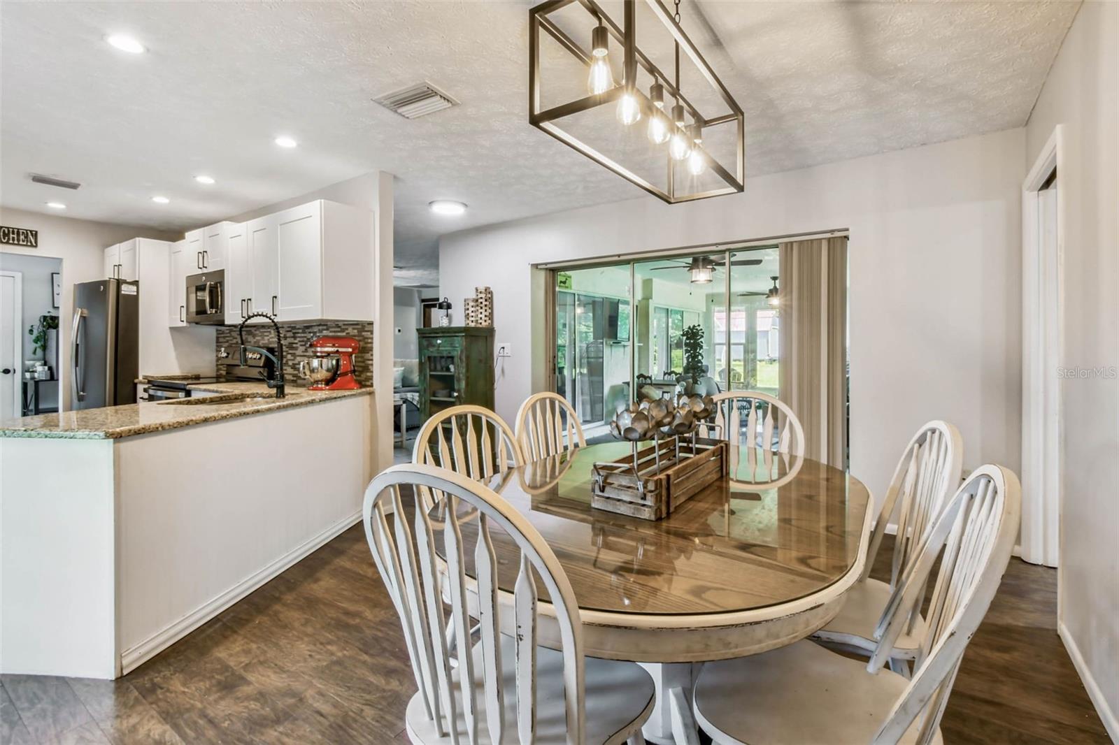 All of the light fixtures in this home were recently replaced and they coordinate so beautifully.