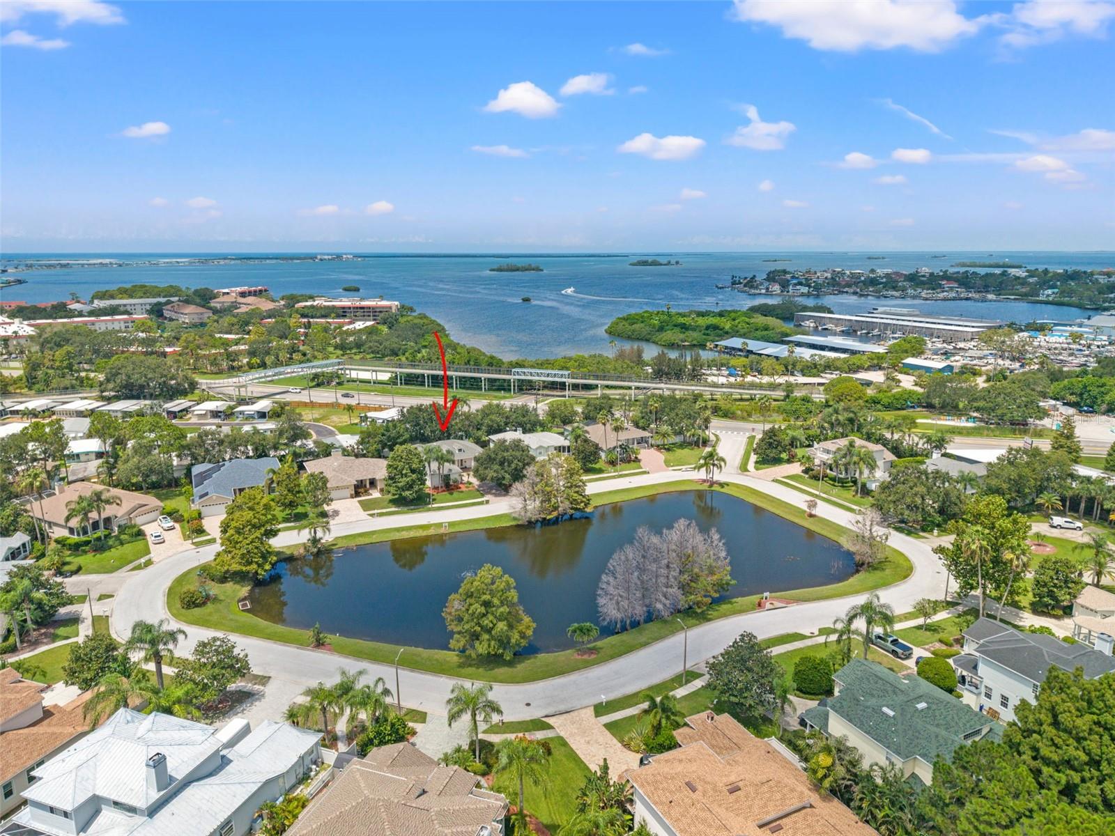 Just steps from the water! This home sits in a peaceful neighborhood with serene pond views.