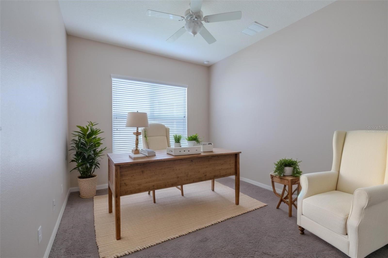 Virtually Staged Office or Bedroom #2