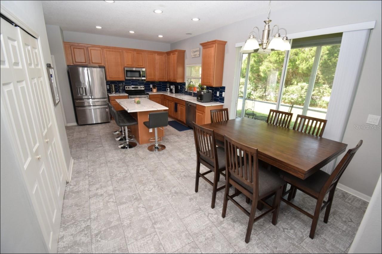 Dinette off Kitchen & Panty