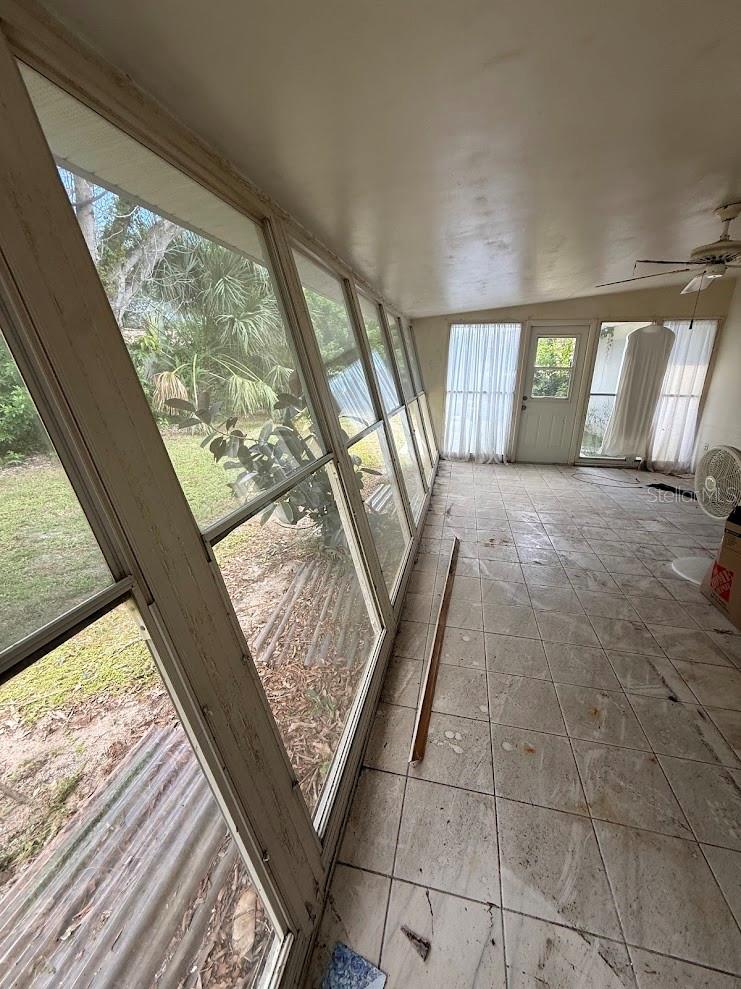 The Florida room is ready for someone to create their dream room!