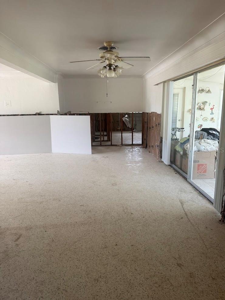 The formal dining room is only steps away from the kitchen.  Plenty of space to make the kitchen larger!!