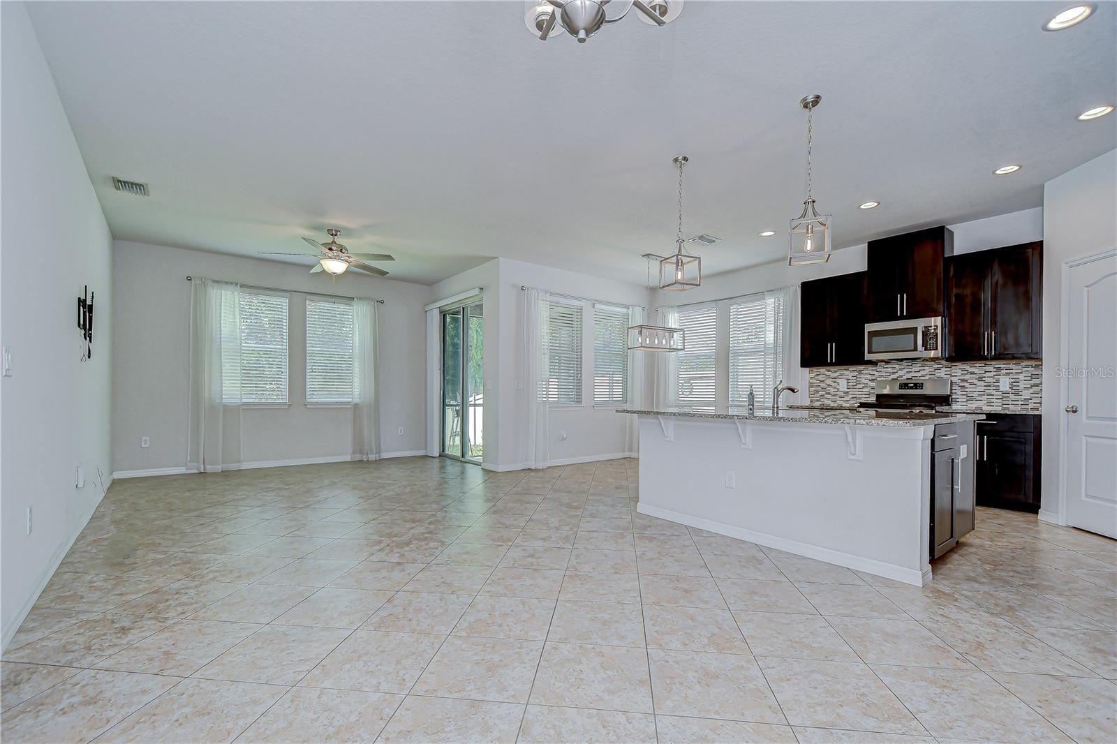 Open floor plan!