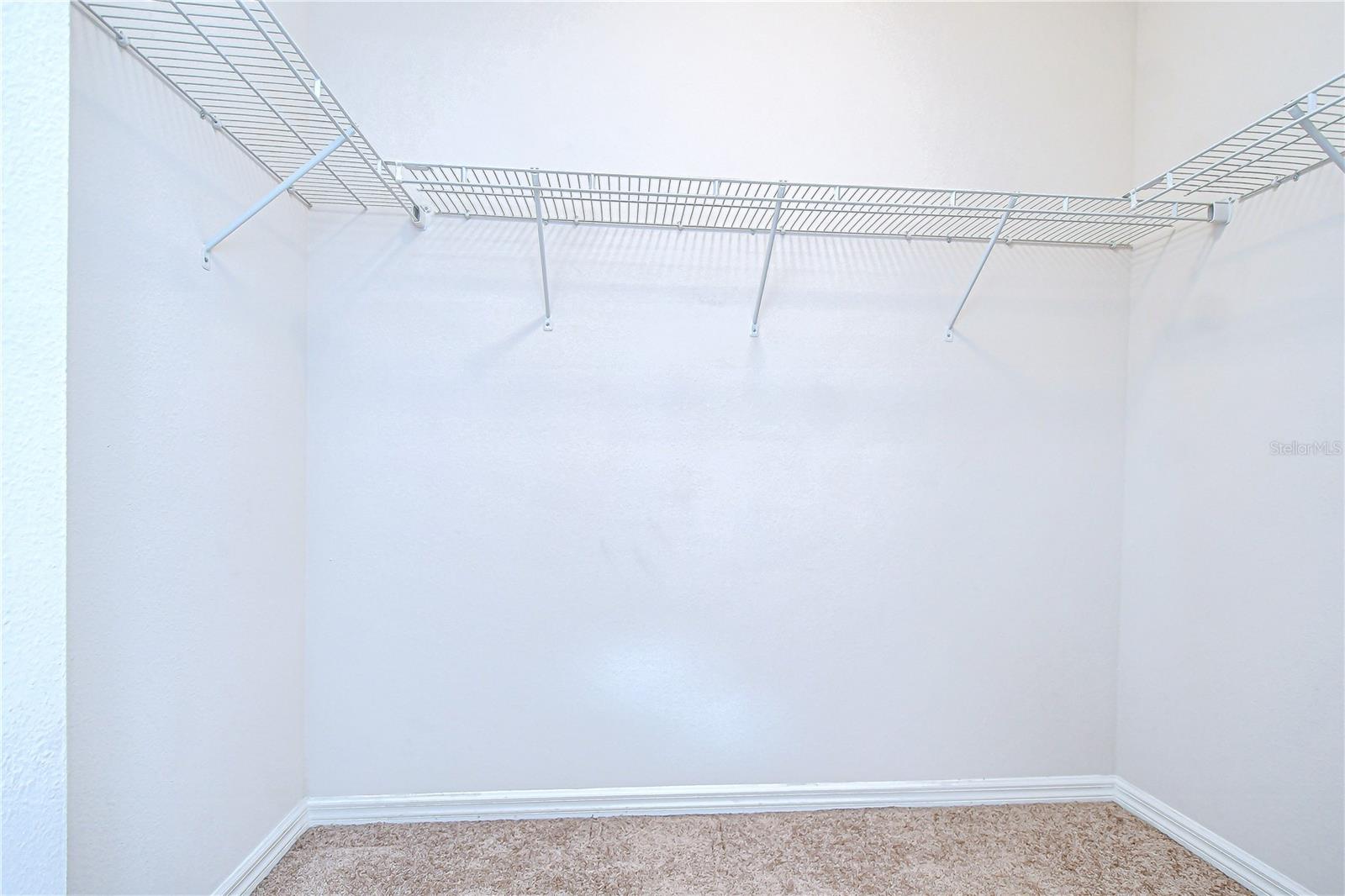 Spacious walk-in closet!