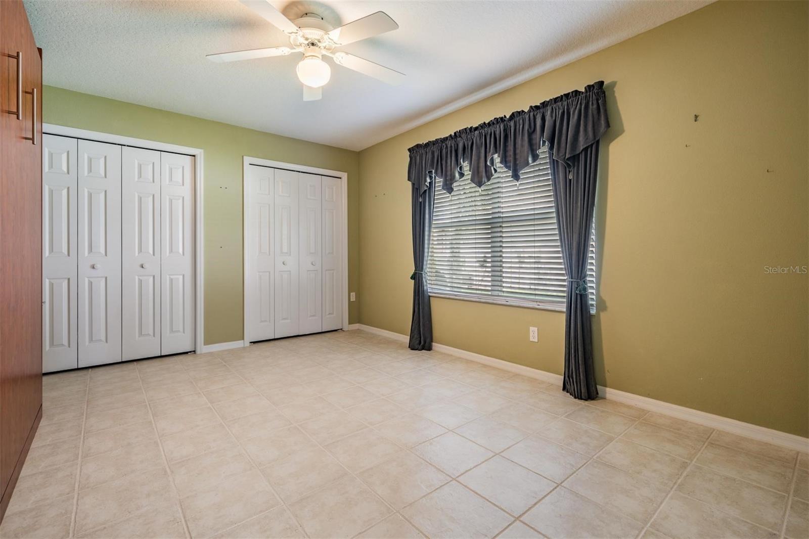 Bedroom 3 with double closets