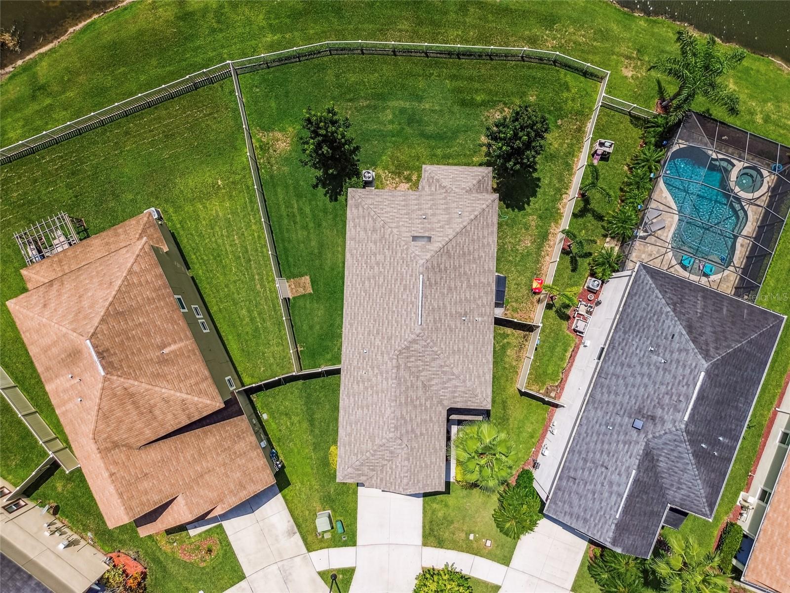 Aerial View of home