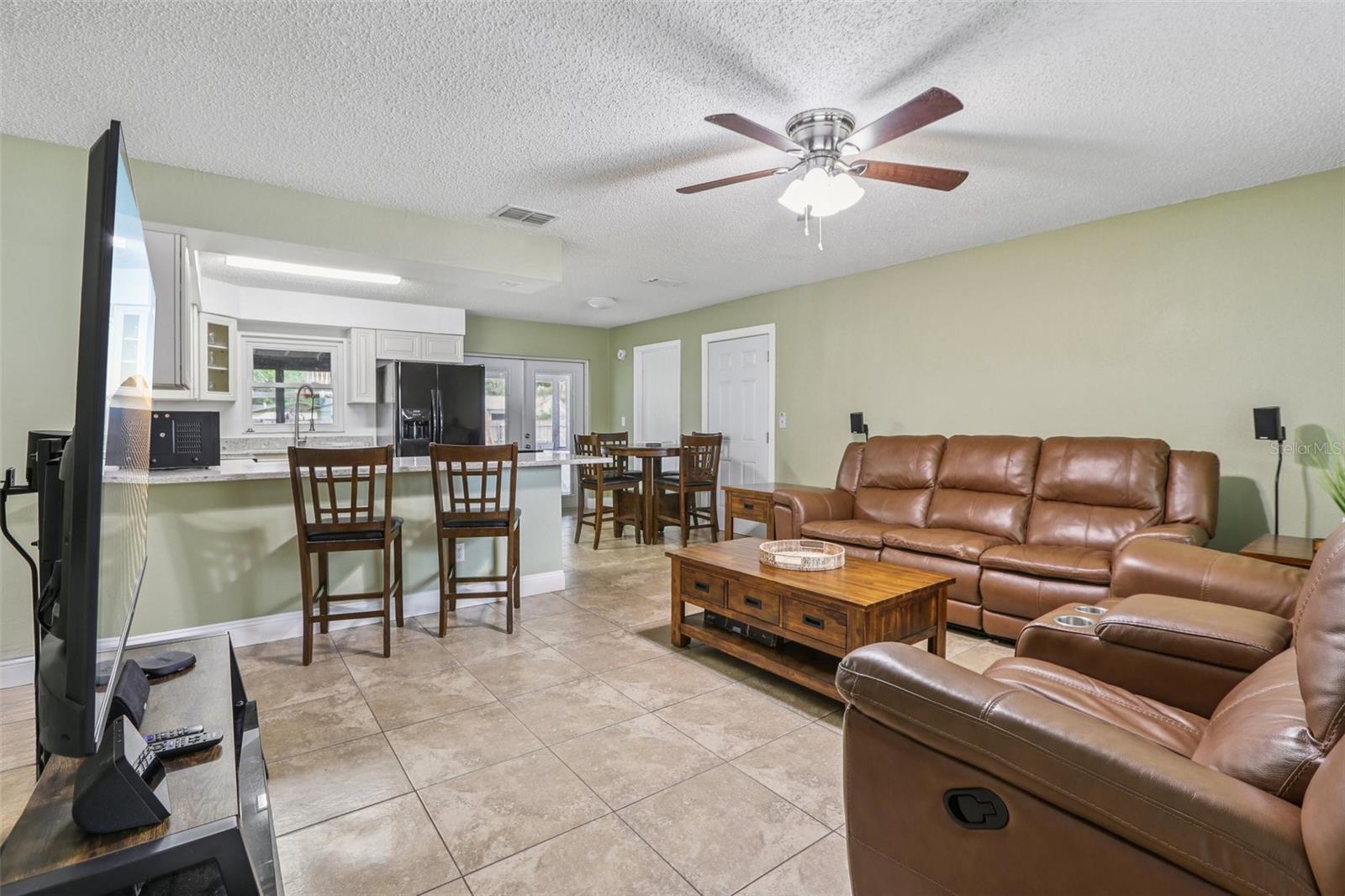 Open concept living space