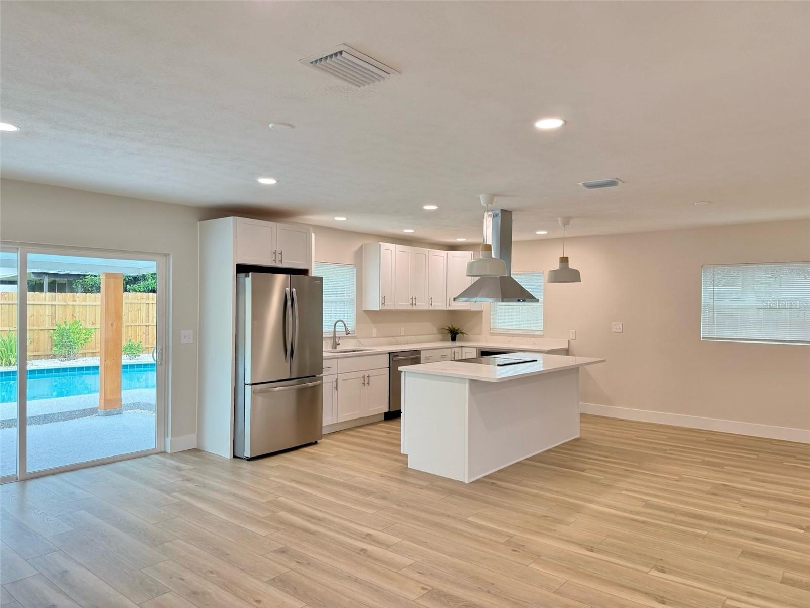 Kitchen view from Hallway