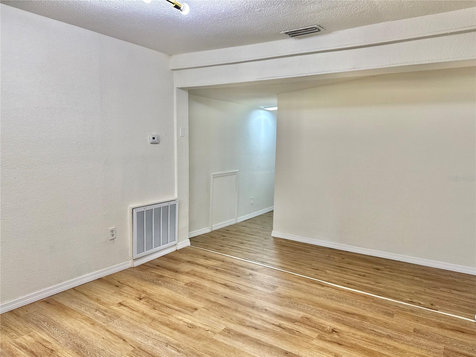 Dining room to back door