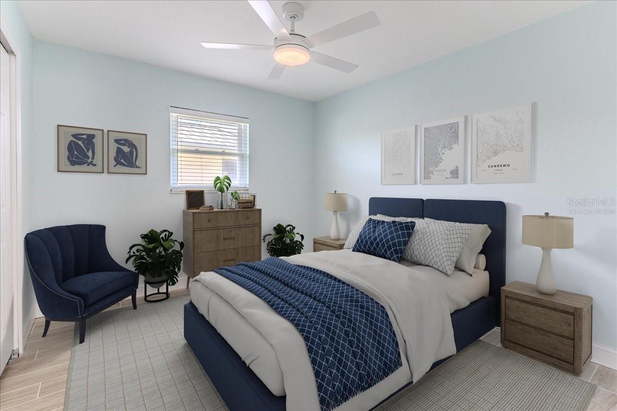 Virtually Staged Bedroom 2