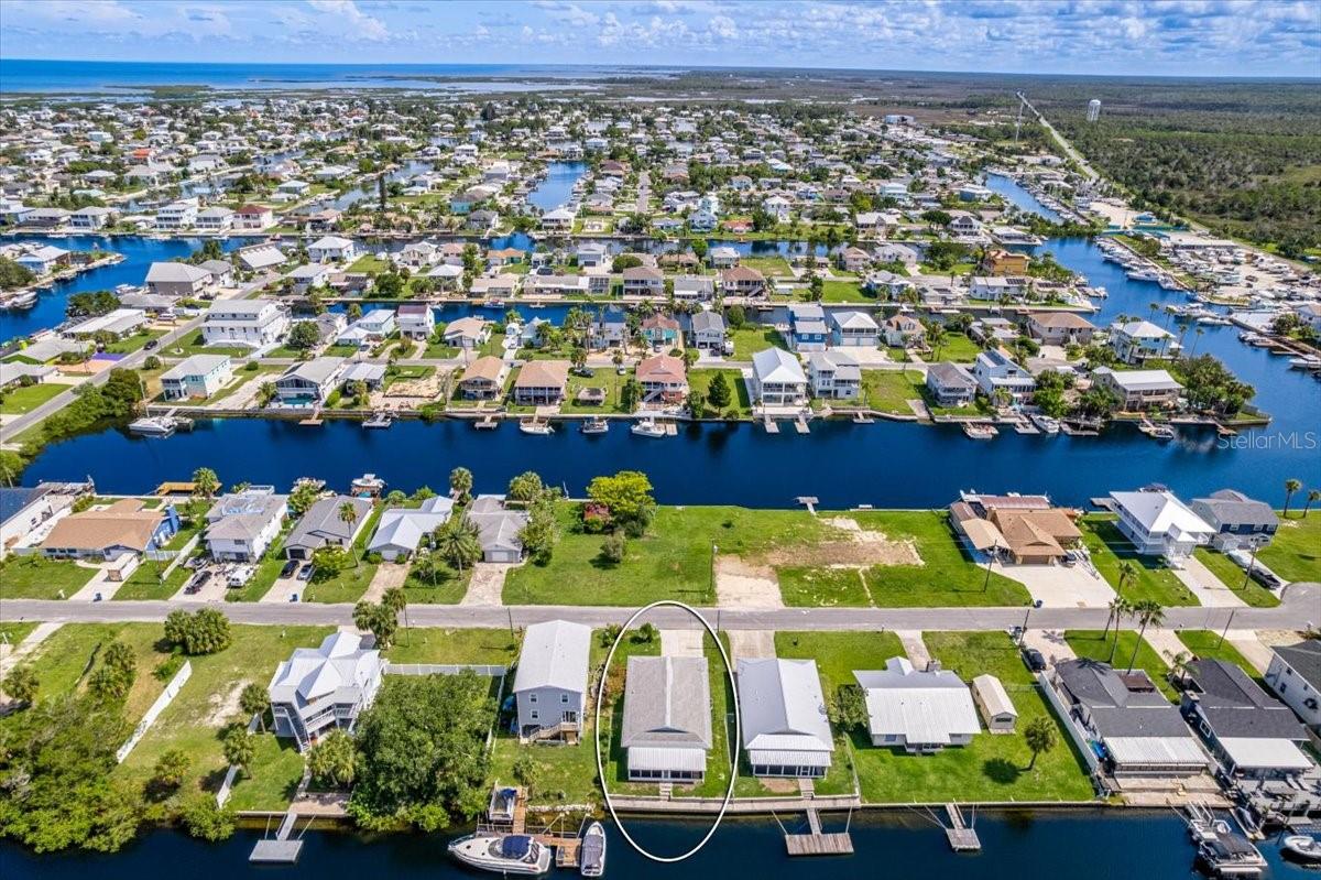 Aerial View to the North