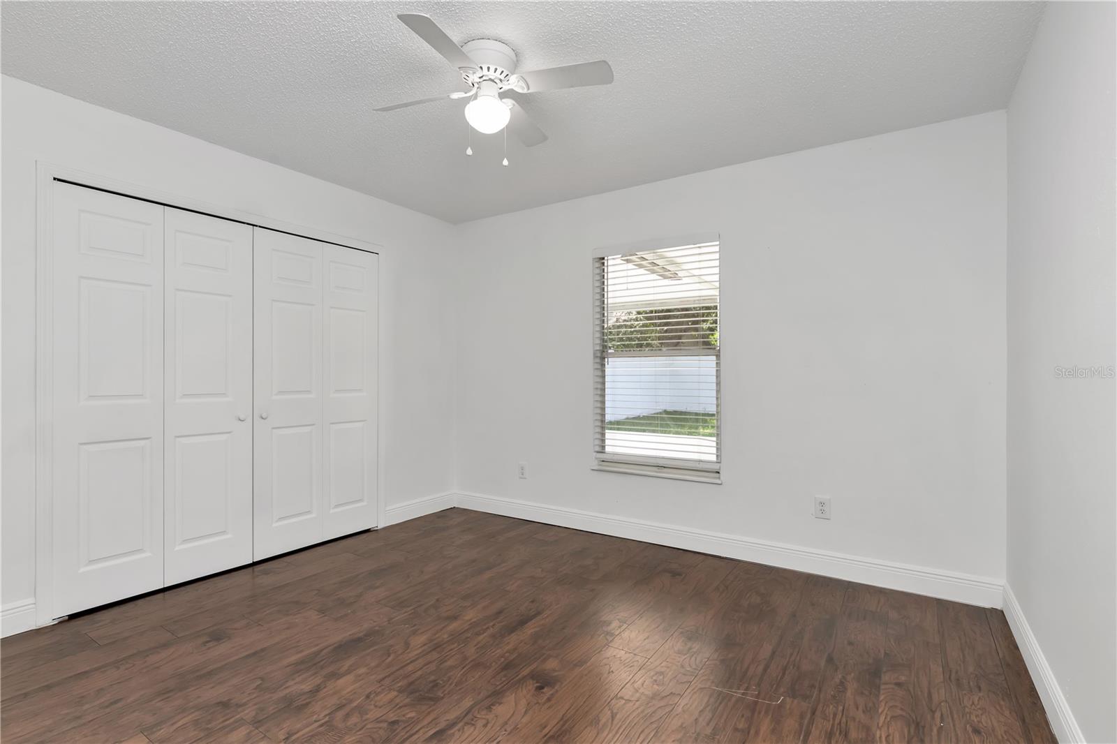 Second bedroom with closet