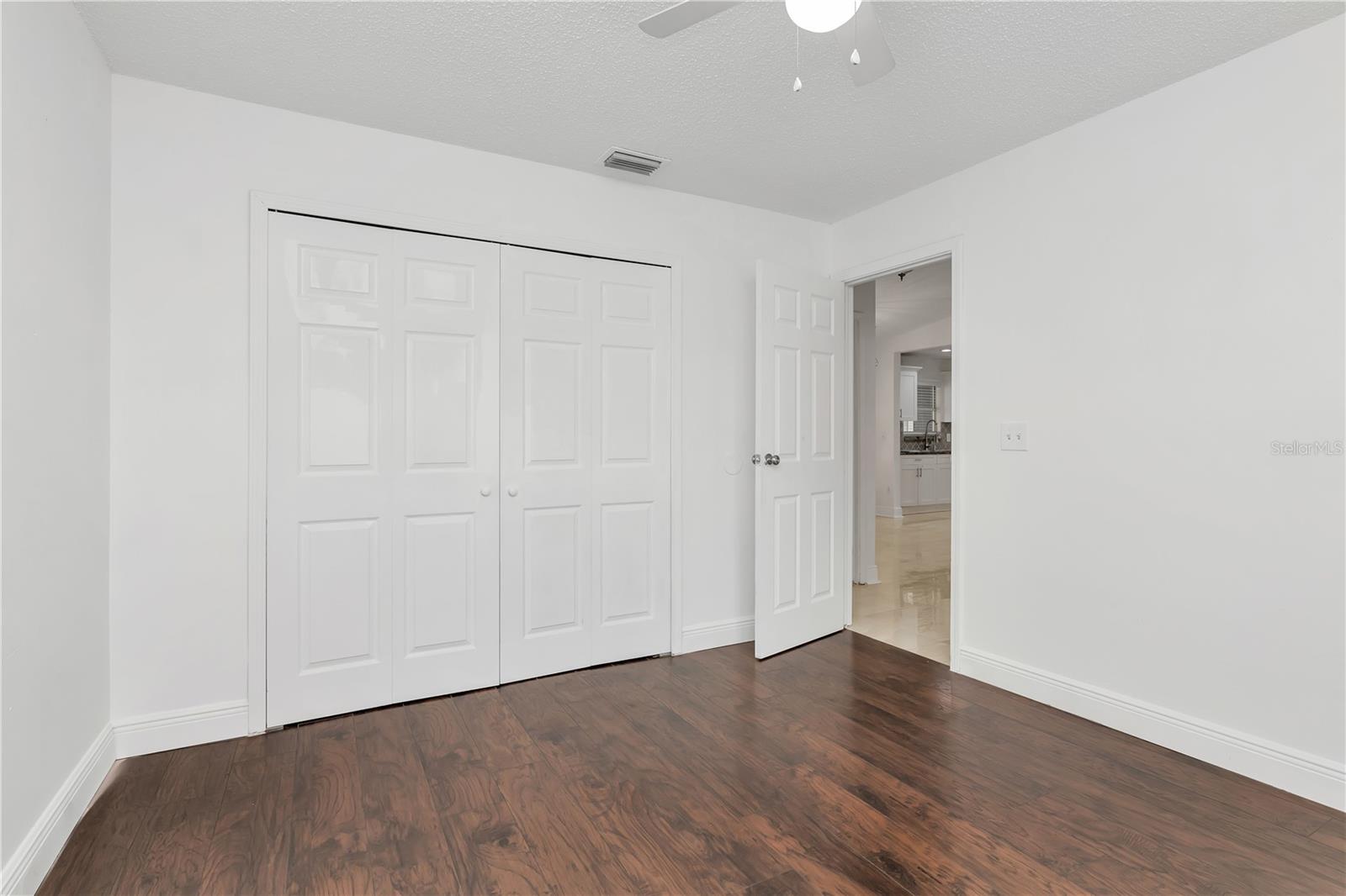 Third bedroom, with closet