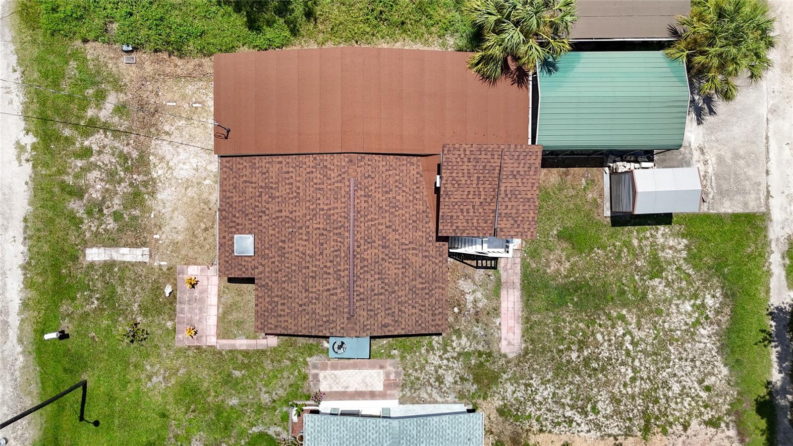 Top down - new roof