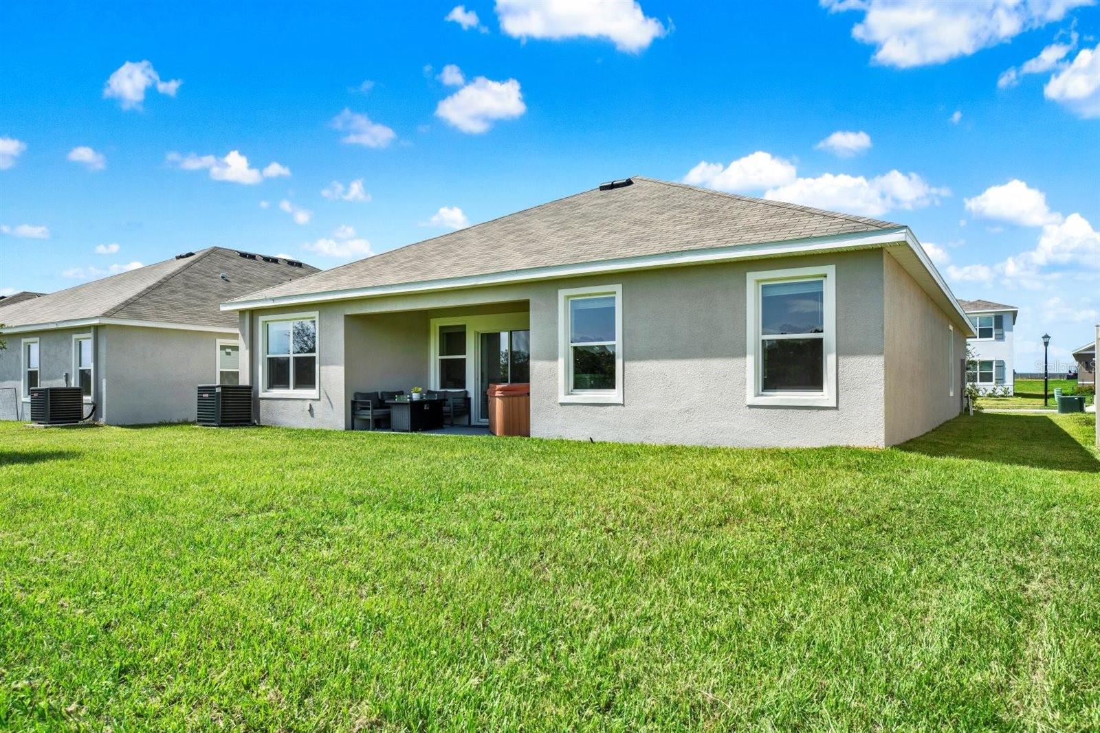 Large yard